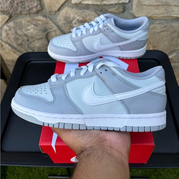 Nike Dunk Low “Wolf Grey” Size 5Y / 6.5 Women’s - Picture 5 of 10